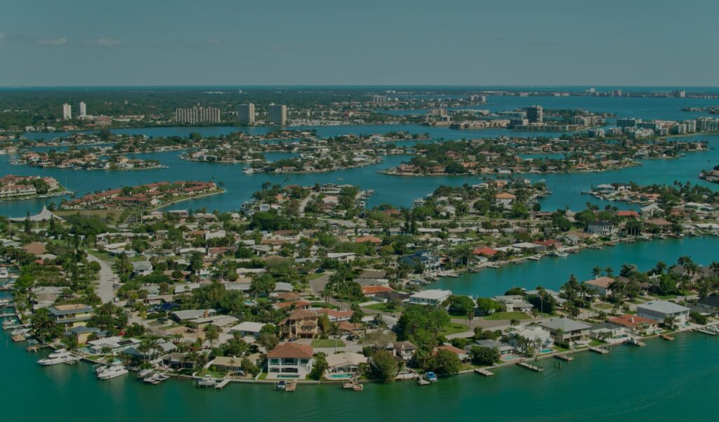 Waterfront homes in Clearwater.
